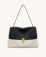 Hilary Shoulder Bag - Black Canvas
