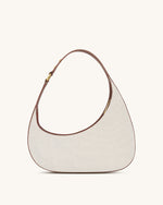 Harlee Shoulder Bag - Brown Canvas