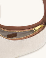 Harlee Shoulder Bag - Brown Canvas