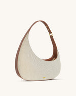 Harlee Shoulder Bag - Brown Canvas