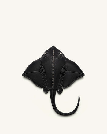 Odelle Manta Ray Crossbody Bag - Black