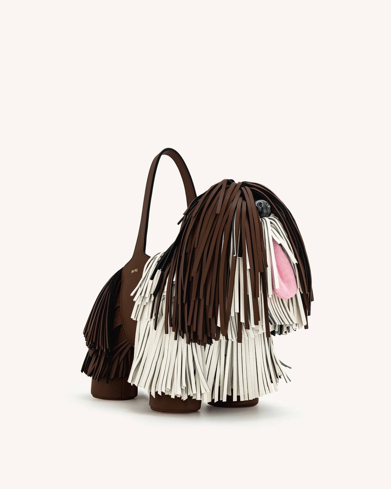 Nita Puppy Shape Handbag - Caramel Brown