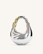 Willow Twist Crescent Top Handle Bag - Multicolor