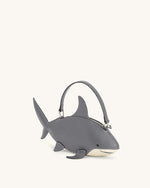 Nerys Shark Look Top Handle Bag - Grey