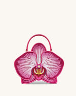 Flora Orchid Shaped Top Hand Bag - Pink