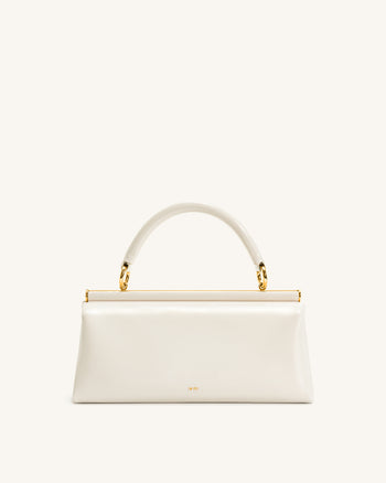 Danna Top Handle Bag - White