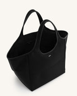 Eliana Nylon Tote Bag - Black