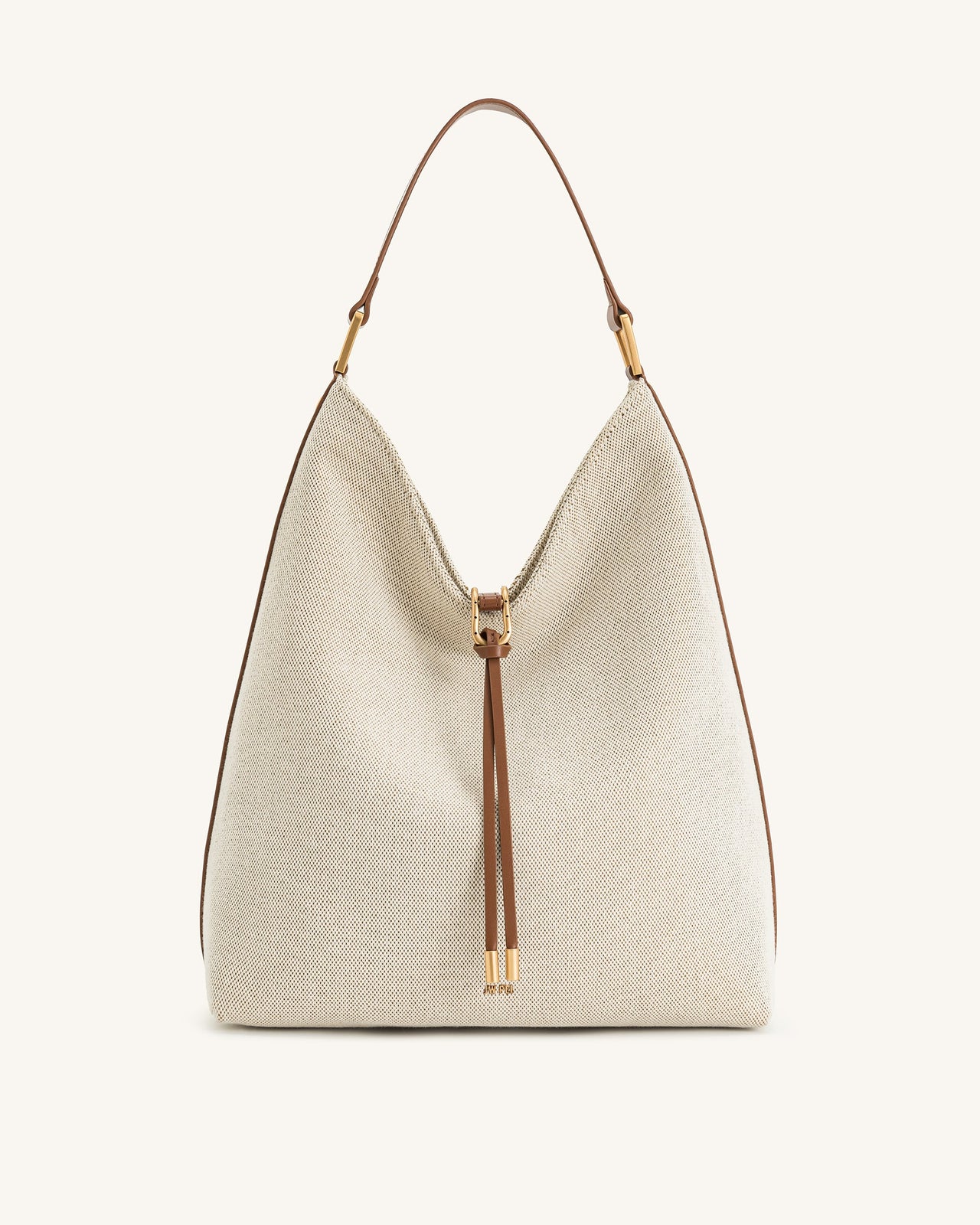 Aria Shoulder Bag - Brown Canvas