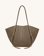 Nala Wide Tote Bag - Taupe