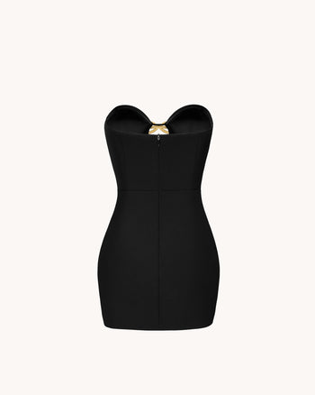 Samantha Cutout Mini Dress - Black