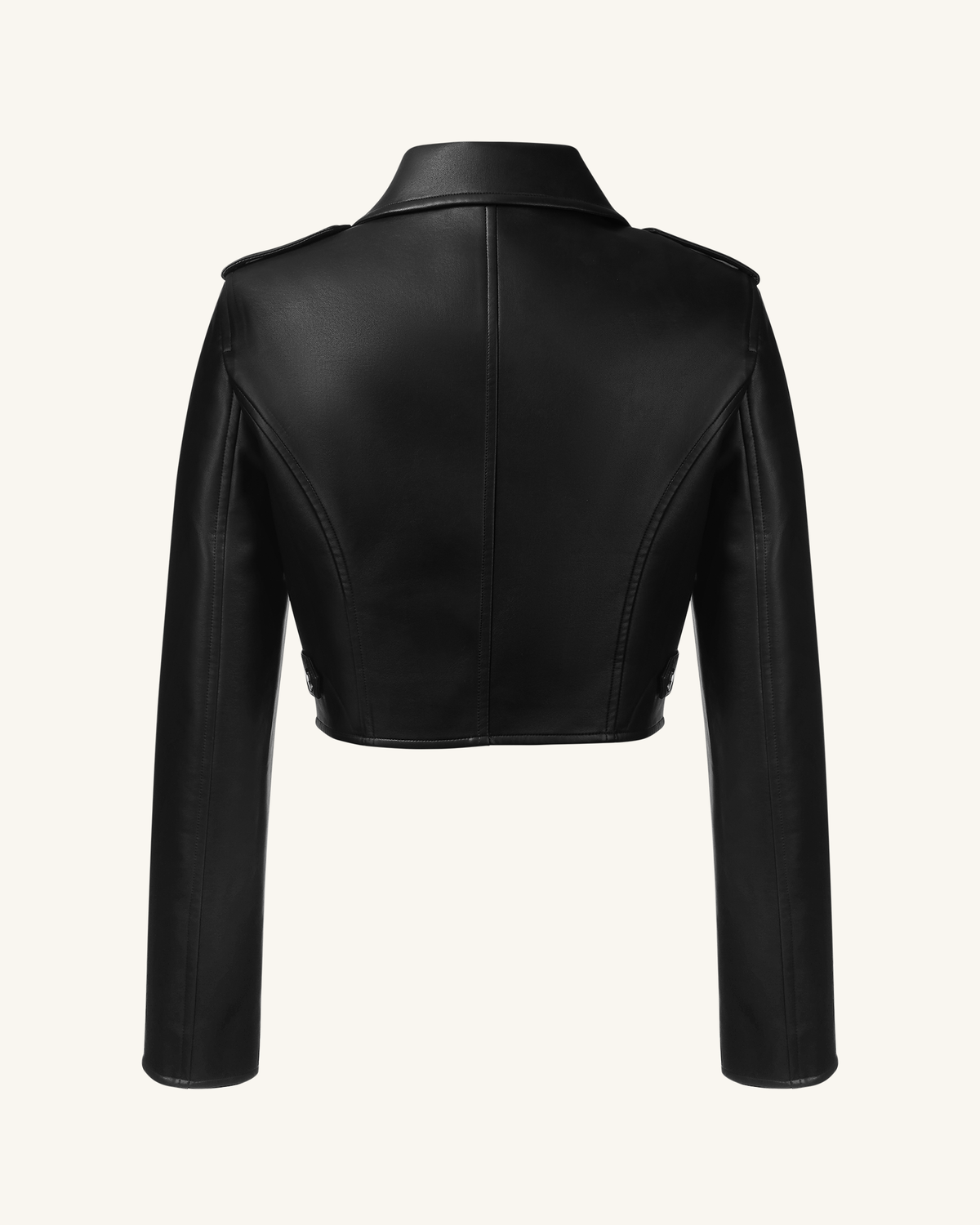 Sophie Cropped Leather Jacket - Black & Red – JW PEI UK Sophie Cropped Leather Jacket - Black & Red – JW PEI UK