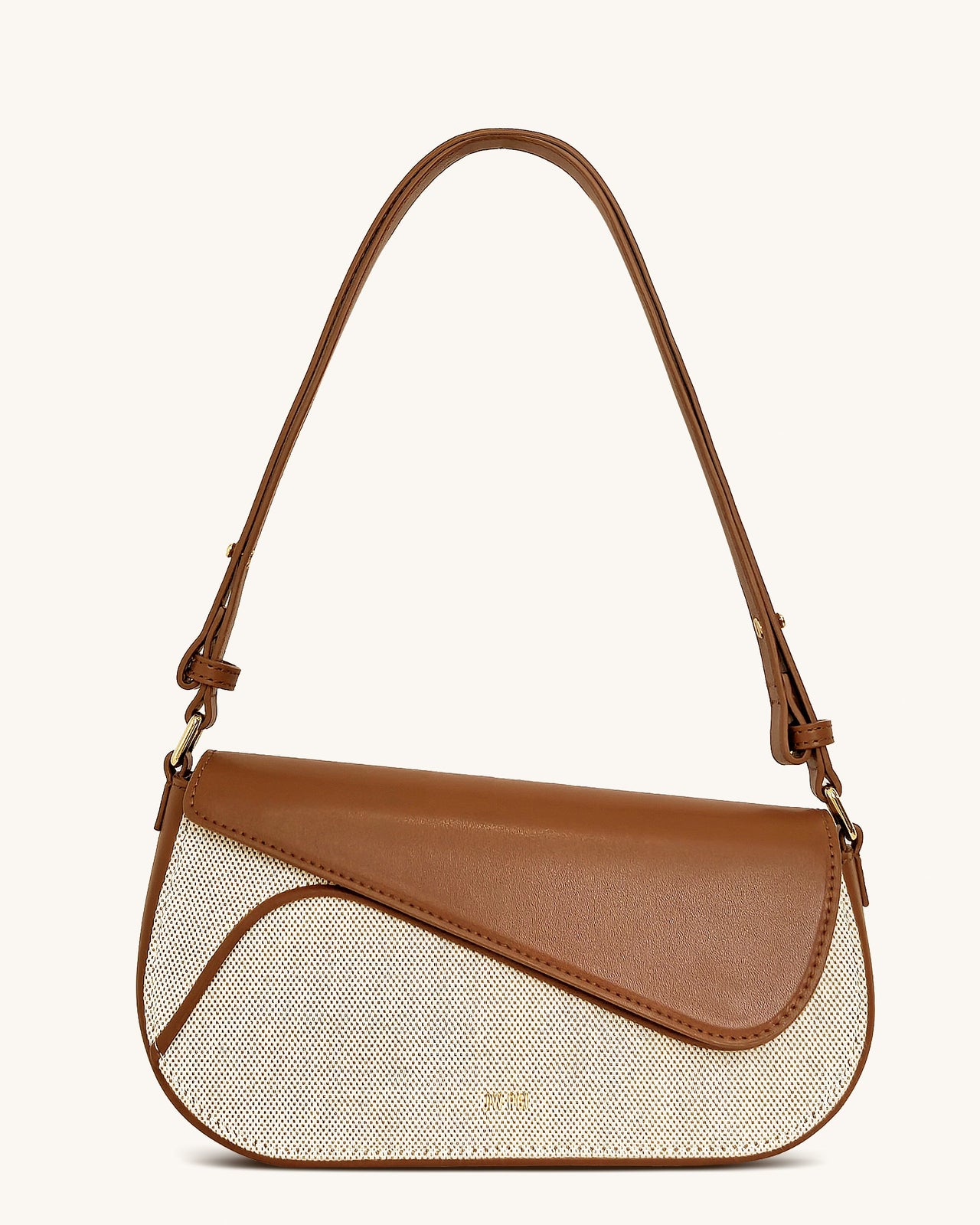 Addisyn Shoulder Bag - Brown Canvas