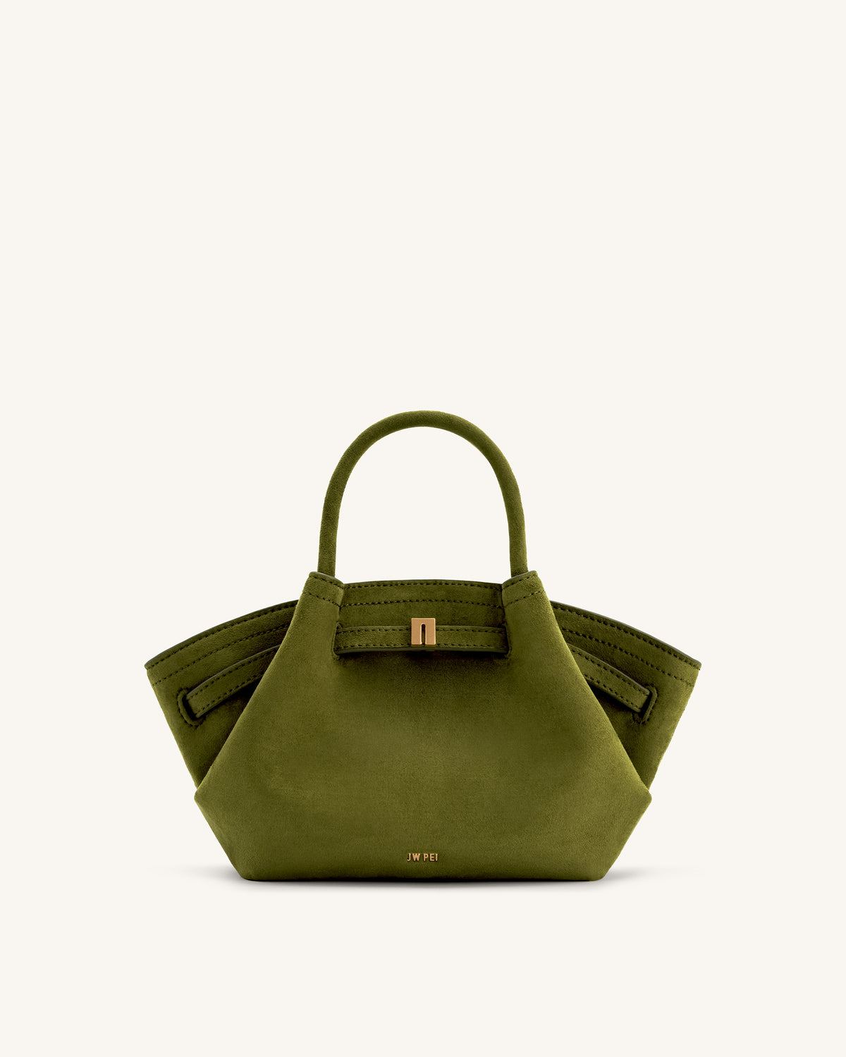 Hana Mini Faux Suede Tote Bag Dark
