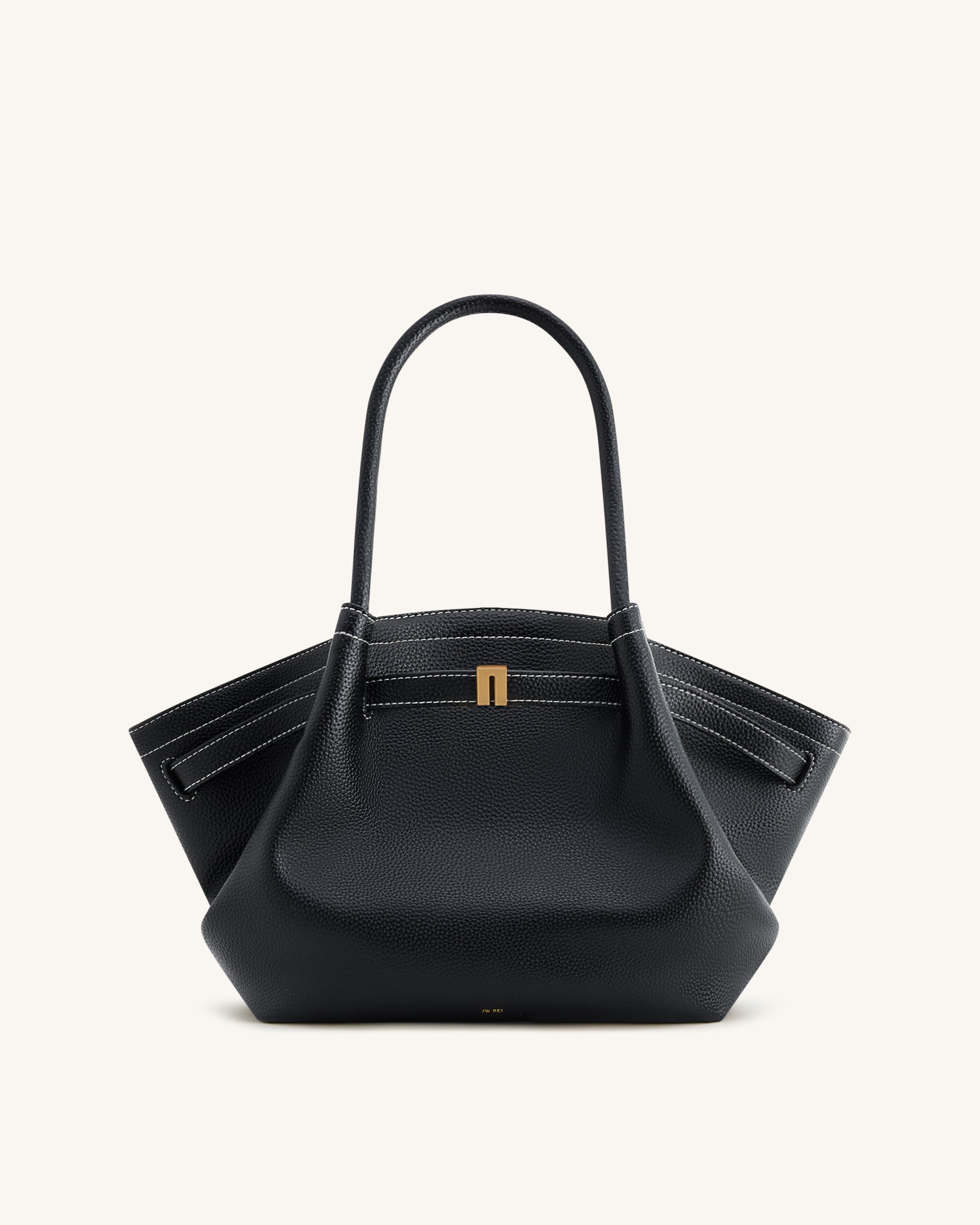 Hana Medium Tote Bag - Black - JW PEI UK