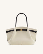 Hana Medium Tote Bag - Black Canvas