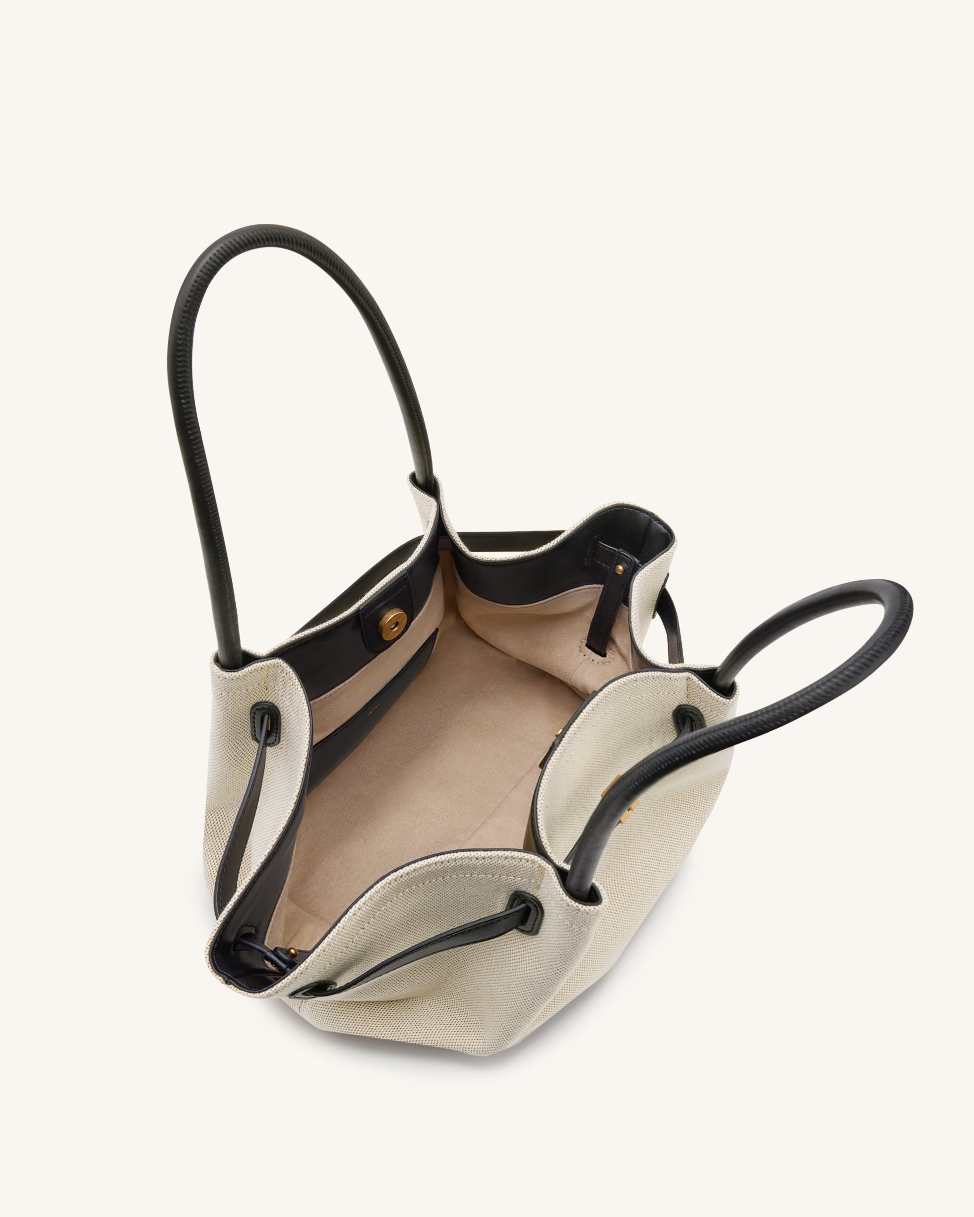 hana Hana Medium Tote Bag - Black - JW PEI UK
