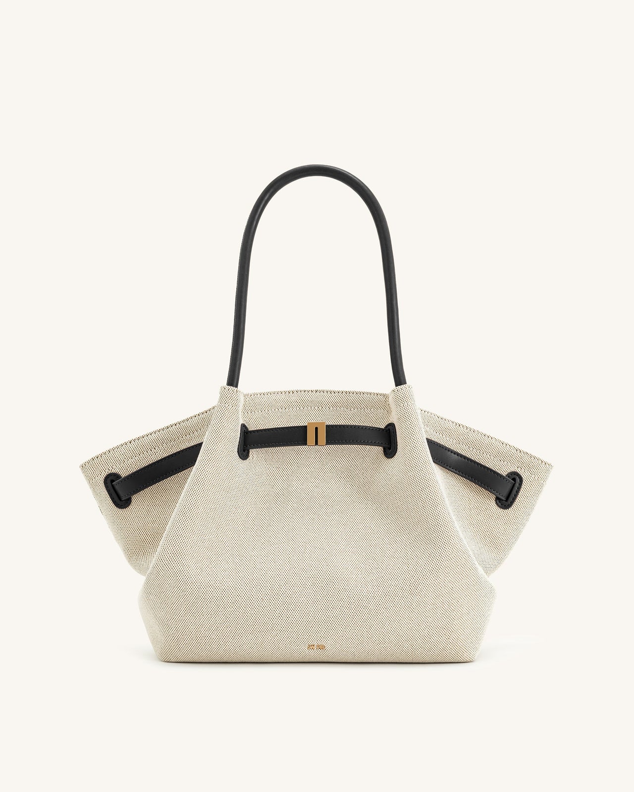Hana Medium Tote Bag - Black Canvas