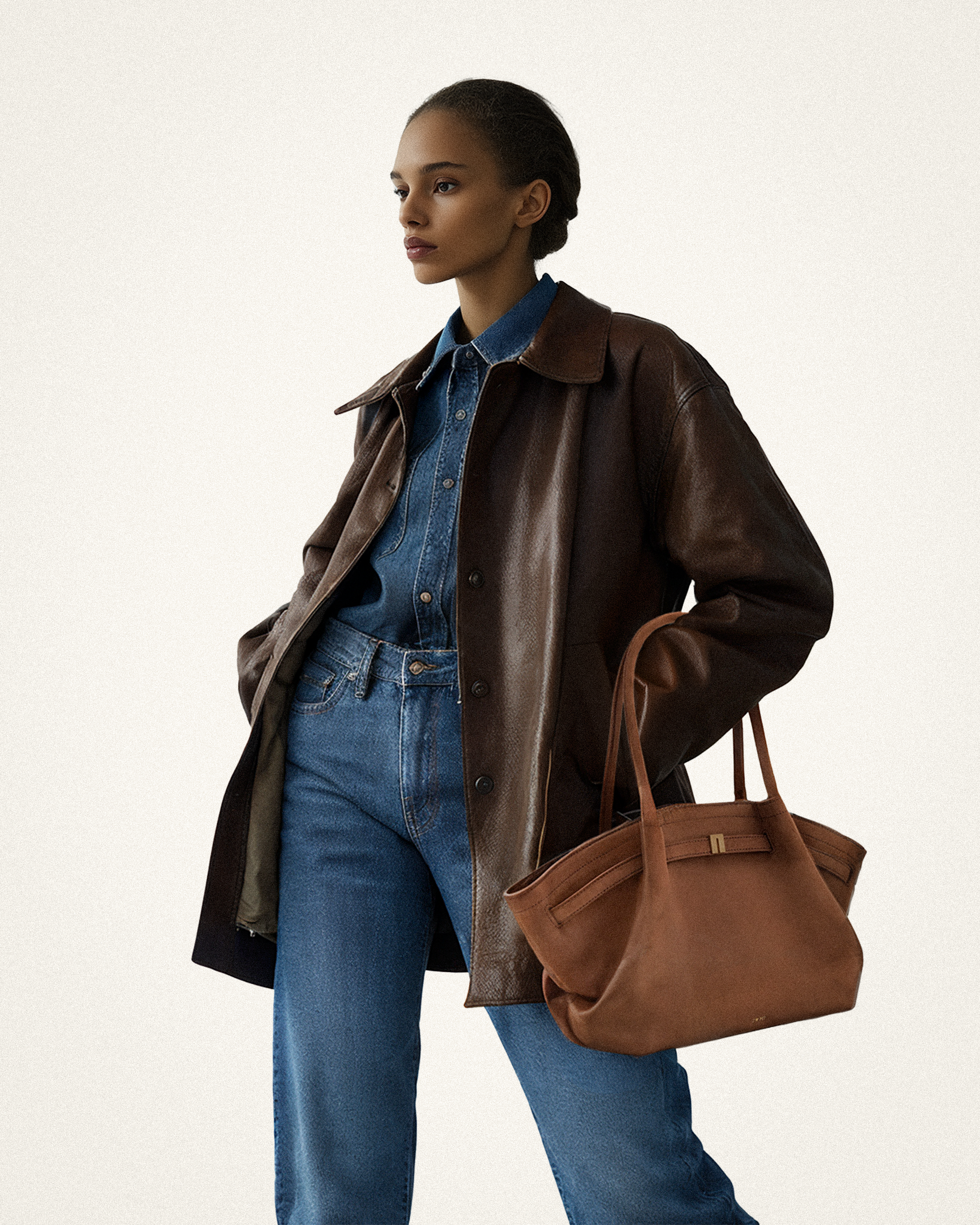 Suede tote sales