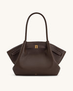 Hana Large Tote Bag - Dark Brown