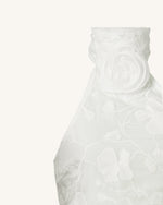 Uliana White Floral Lace Halterneck Maxi Dress - White