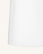 Tailored Straight Mini Skirt - White