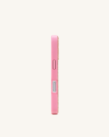 Lemon Artificial Crystal Phone Case - Pink