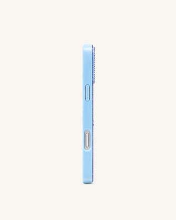 Christmas Tree Bling Phone Case - Light Blue