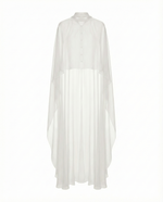 Tulle Cape Shawl - White