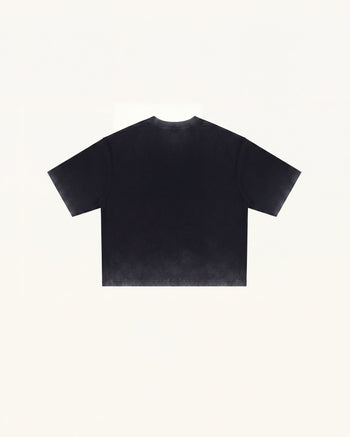 The Crystal Strawberry Graphic Tee - Faded Black