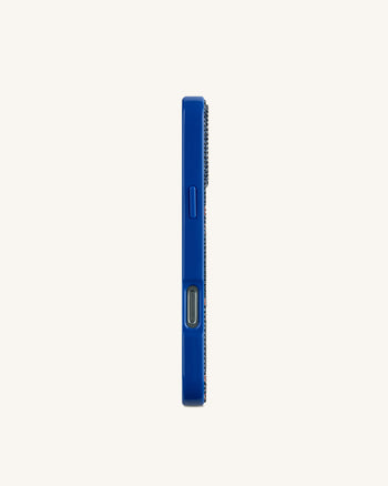 Starfish Rhinestone Phone Case - Blue