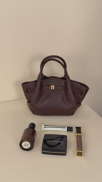Hana Mini Tote Bag - Dark Brown
