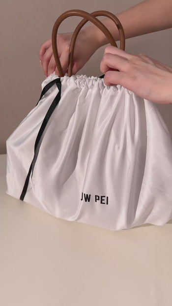 Nala Wide Tote Bag - Deep Brown