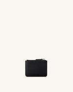 Seren Zipped Card Case - Black
