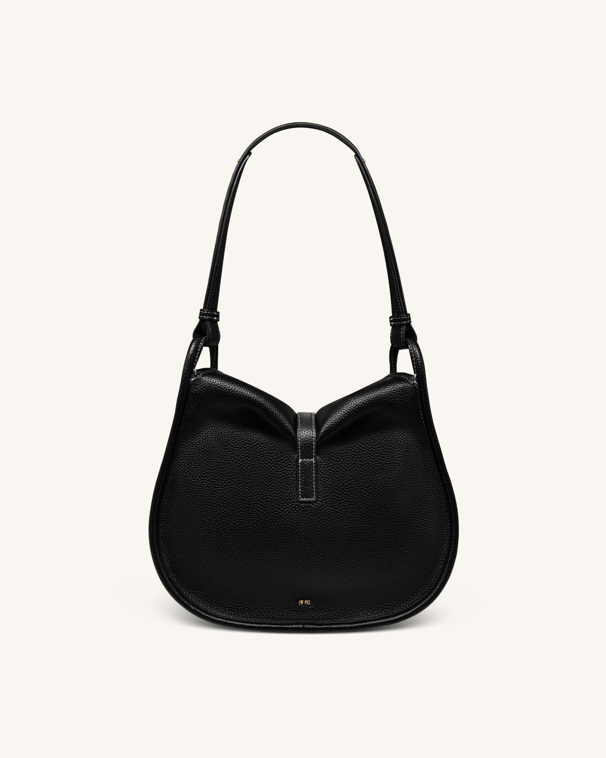 Arla Small Arla Small Hobo Bag - Black Pebbled – JW PEI UK