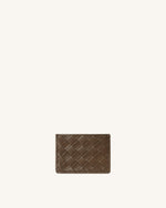 Woven Texture Card Holder - Cocoa Brown