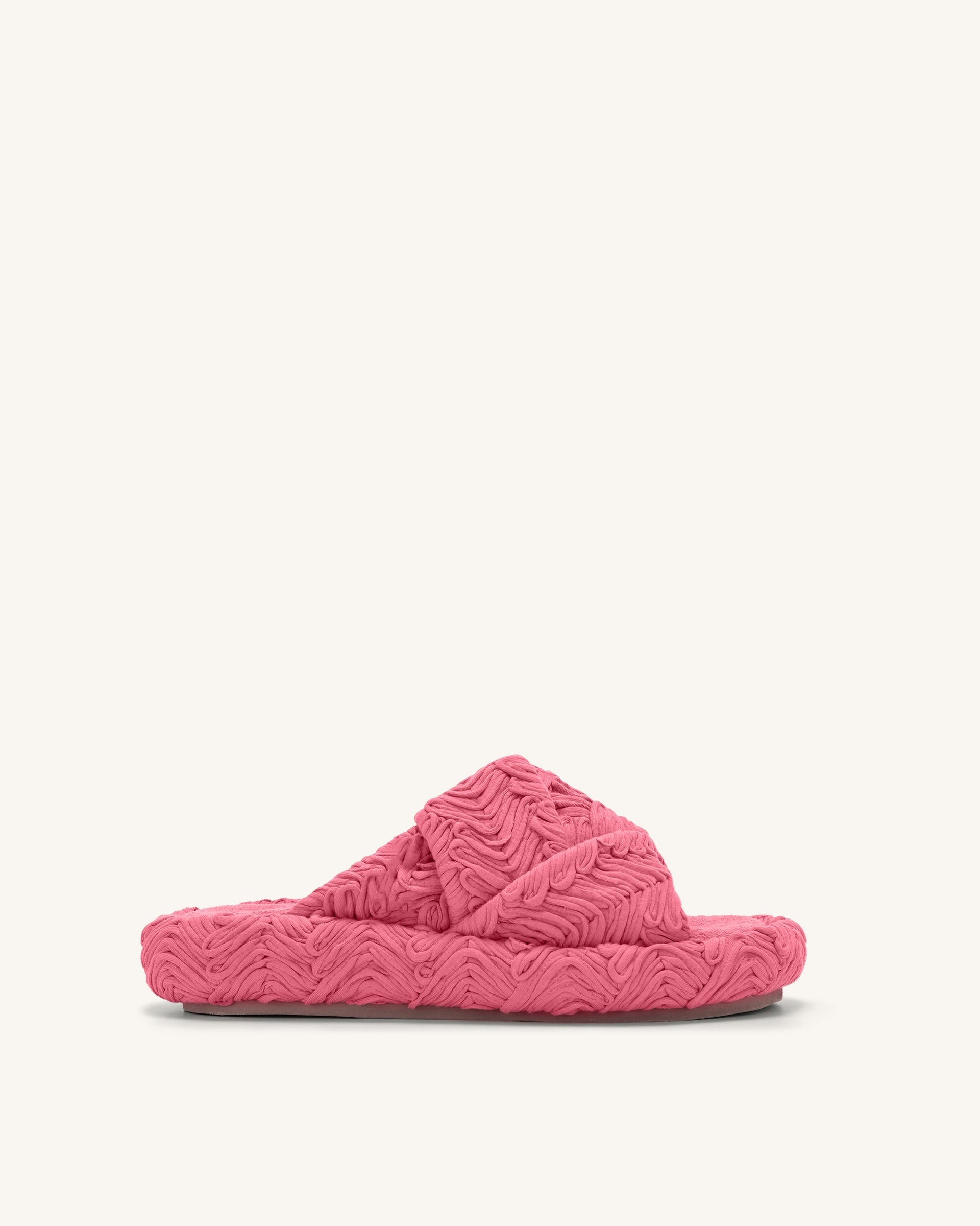 Lilah Woven Platform Sandal Rose