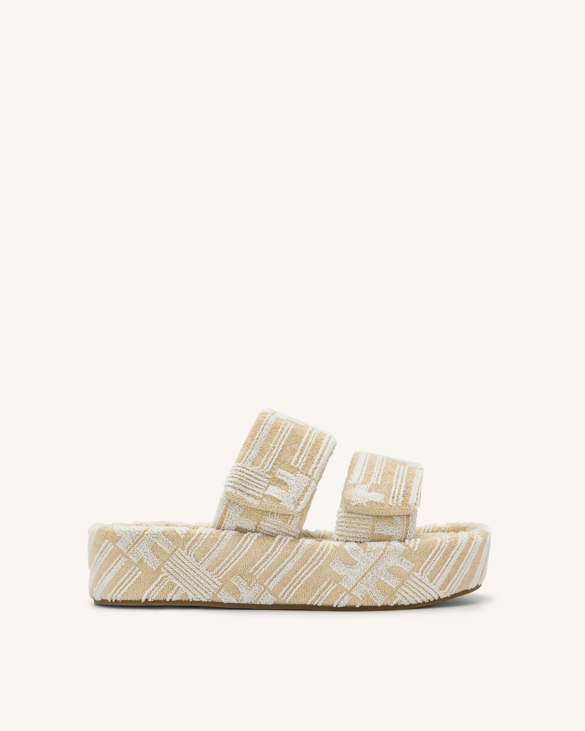 Lexi Terry Slide Sandal OatMilk