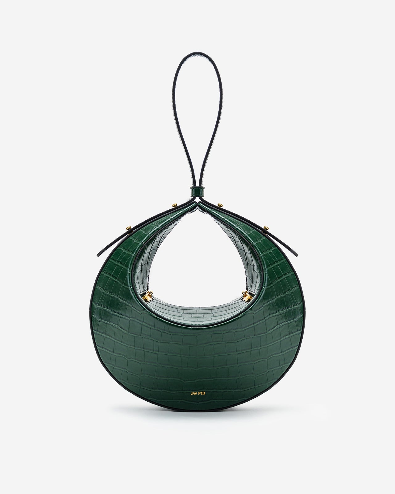 Rantan Bag - Dark Green Croc