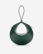 Rantan Bag - Dark Green Croc