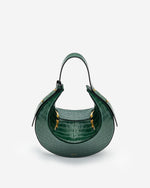 Rantan Bag - Dark Green Croc