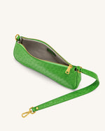 Eva Shoulder Bag - Grass Green Ostrich