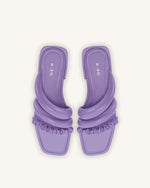 Jada Flat Mule - Lavender Purple
