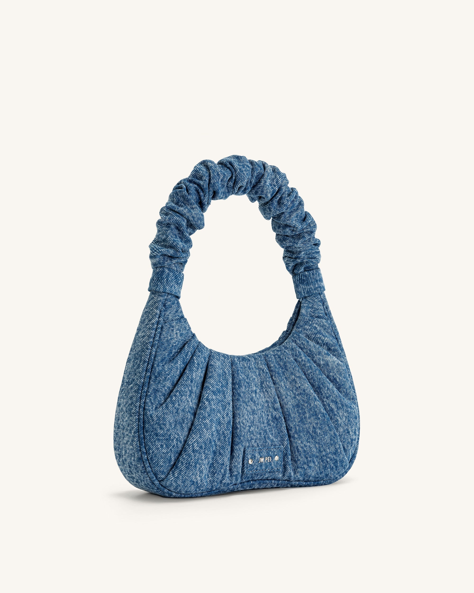 Medium sky blue hobo bag