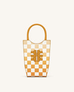 FEI Gradient Checkerboard Phone Bag - Orange