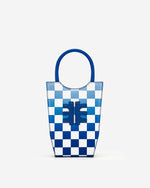 FEI Gradient Checkerboard Phone Bag - Dark Blue