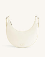 Carly Nylon Saddle Bag - White