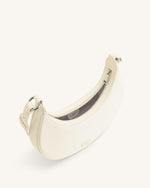 Carly Nylon Saddle Bag - White