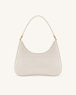 Ruby Shoulder Bag - White Croc