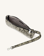 Eva Shoulder Bag - Natural Snake Embossed