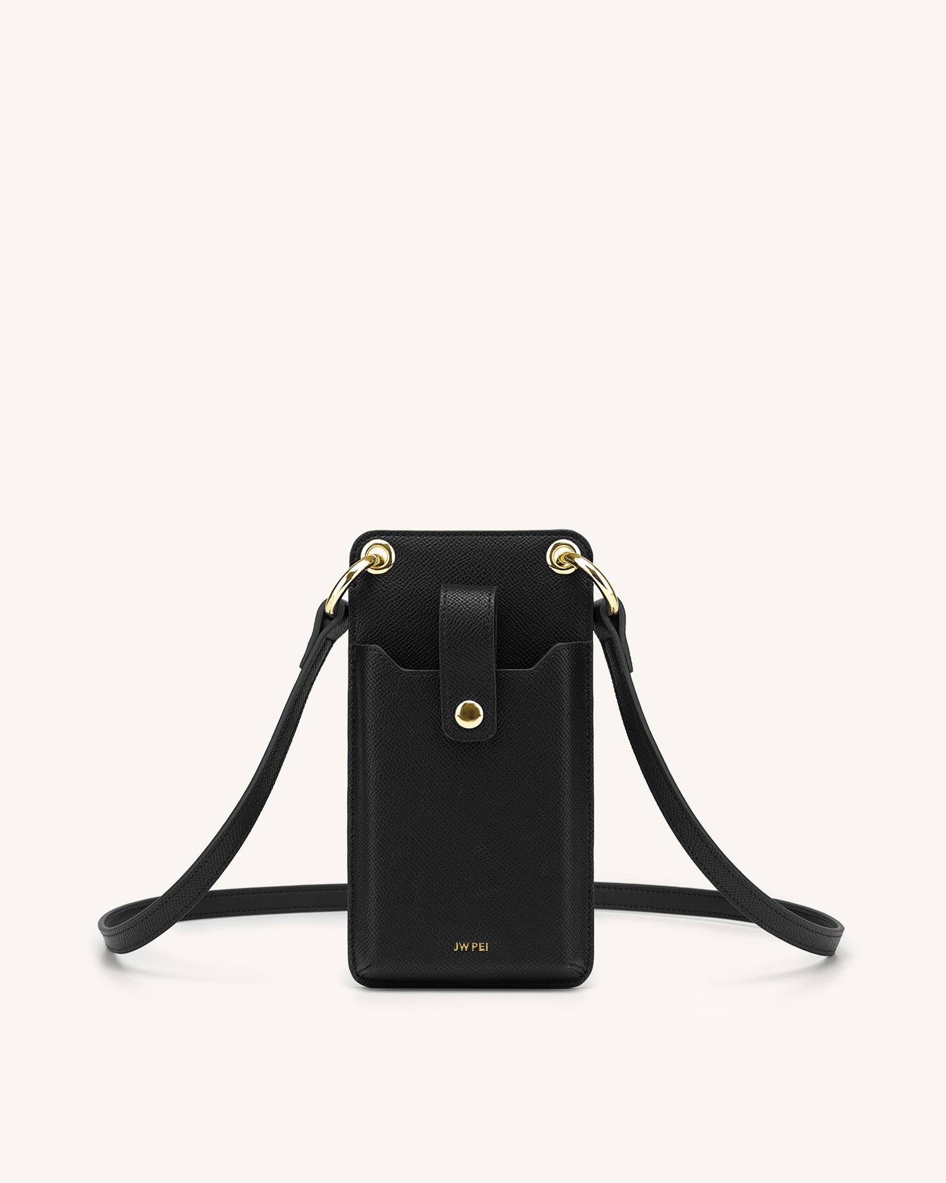 Quinn Phone Bag Grained Vegan Leather